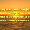 Всё, что нужно знать о фамилии Шикарный: происхождение, история и значение, а также правильное склонение