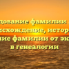 Исследование фамилии Акеро: происхождение, история и склонение фамилии от экспертов в генеалогии