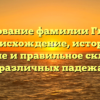 Исследование фамилии Глубоков: происхождение, история, значение и правильное склонение в различных падежах