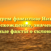 Исследуем фамилию Никишев: происхождение, значение и важные факты о склонении