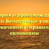 История и происхождение фамилии Володченко: узнайте все о ее значении и правильном склонении