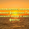 Происхождение, значение и склонение фамилии Галузо: исторический обзор и интересные факты