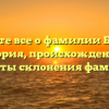 Узнайте все о фамилии Батров: история, происхождение и секреты склонения фамилии