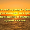 Узнайте всю правду о фамилии Мукомолова: история, происхождение и склонение в одной статье