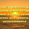 Узнайте всё о фамилии Ключка: происхождение, история и значение, а также склонение фамилии для правильного использования