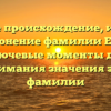 Узнайте происхождение, историю и склонение фамилии Елиц — ключевые моменты для понимания значения этой фамилии