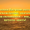 Фамилия Батусов: история происхождения, значения и правила склонения — все, что вы хотели знать!