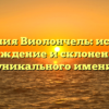 Фамилия Виолончель: история, происхождение и склонение этого уникального имени