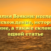 Фамилия Воякин: исследуем происхождение, историю и значение, а также склонение в одной статье