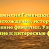 Фамилия Гембицкий: происхождение, история и склонение фамилии. Узнайте значение и интересные факты.