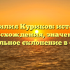 Фамилия Куриков: история происхождения, значение и правильное склонение в статье