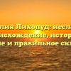 Фамилия Лихопуд: исследуем происхождение, историю, значение и правильное склонение