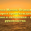 Фамилия Мелик-Оганджанян: история происхождения, значения и склонения — полное руководство.