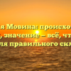 Фамилия Мовина: происхождение, история, значение — всё, что нужно знать для правильного склонения