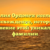 Фамилия Ордонез: исследуем происхождение, историю и склонение этой уникальной фамилии