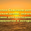 Фамилия Сажинов: история происхождения, значение и склонение для исследователей генеалогии и истории