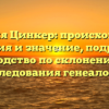 Фамилия Цинкер: происхождение, история и значение, подробное руководство по склонению для исследования генеалогии