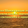 Фамилия Шахмурадов: история происхождения, значение и правила склонения в одной статье