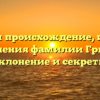 Изучаем происхождение, историю и значения фамилии Грицаев: склонение и секреты