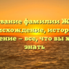 Исследование фамилии Жданкин: происхождение, история и склонение — все, что вы хотели знать