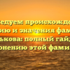 Исследуем происхождение, историю и значения фамилии Ленькова: полный гайд по склонению этой фамилии