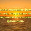 История и значение фамилии Лийк: все, что нужно знать о происхождении и склонении этой фамилии.