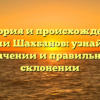 История и происхождение фамилии Шахбанов: узнайте все о значении и правильном склонении