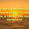 Узнайте все о фамилии Позднев: происхождение, история и значение, а также как правильно склонять!