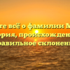 Узнайте всё о фамилии Мусоев: история, происхождение и правильное склонение