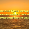 Фамилия Бунь: история, происхождение и значение, полное руководство по склонению