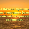 Фамилия Жикин: происхождение, история и значение фамилии — полный гайд с правилами склонения.