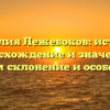 Фамилия Лежебоков: история, происхождение и значение – изучаем склонение и особенности