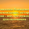 Фамилия Лобацевич: происхождение, история и значениe – все, что нужно знать для склонения