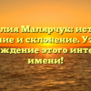 Фамилия Малярчук: история, значение и склонение. Узнайте происхождение этого интересного имени!