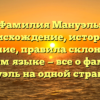 Фамилия Мануэль: происхождение, история и значение, правила склонения в русском языке — все о фамилии Мануэль на одной странице.