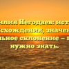 Фамилия Негодаев: история происхождения, значение и правильное склонение — все, что нужно знать.