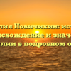 Фамилия Новичихин: история, происхождение и значение фамилии в подробном обзоре