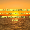 Фамилия Садовничая: история происхождения, значения и правильное склонение — полный гид