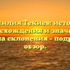 Фамилия Текиев: история происхождения и значения, правила склонения – подробный обзор.