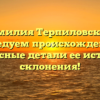 Фамилия Терпиловский: исследуем происхождение и интересные детали ее истории и склонения!