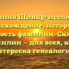 Фамилия Шинку: исследуем происхождение, историю и значимость фамилии. Склонение фамилии — для всех, кому интересна генеалогия!