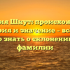 Фамилия Шкут: происхождение, история и значение – всё, что нужно знать о склонении этой фамилии